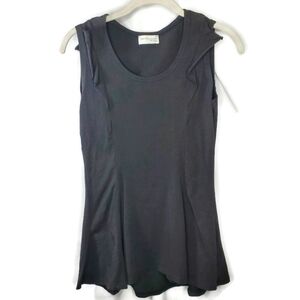 Elegantees Black Sleeveless Top Blouse Size Small